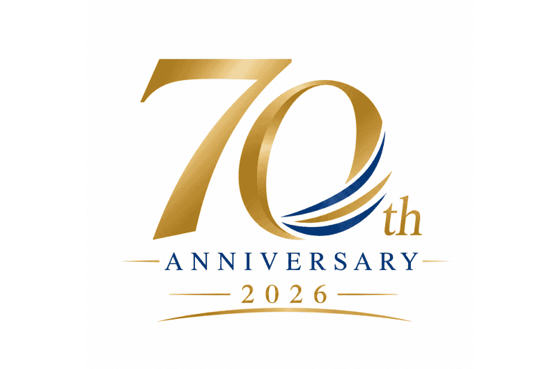最終選考作品の70周年記念ロゴ